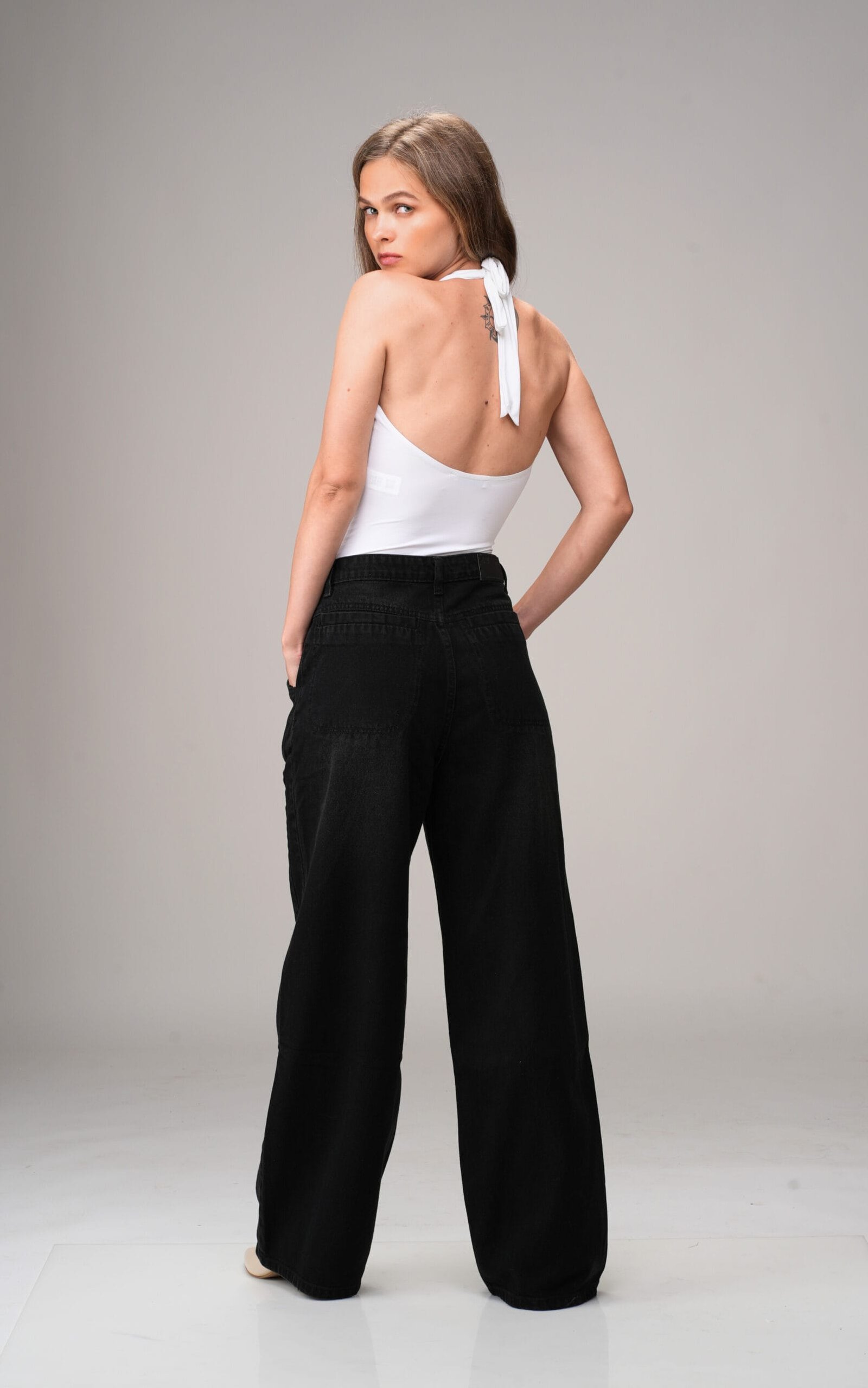 Black Baggy Jeans - Image 2