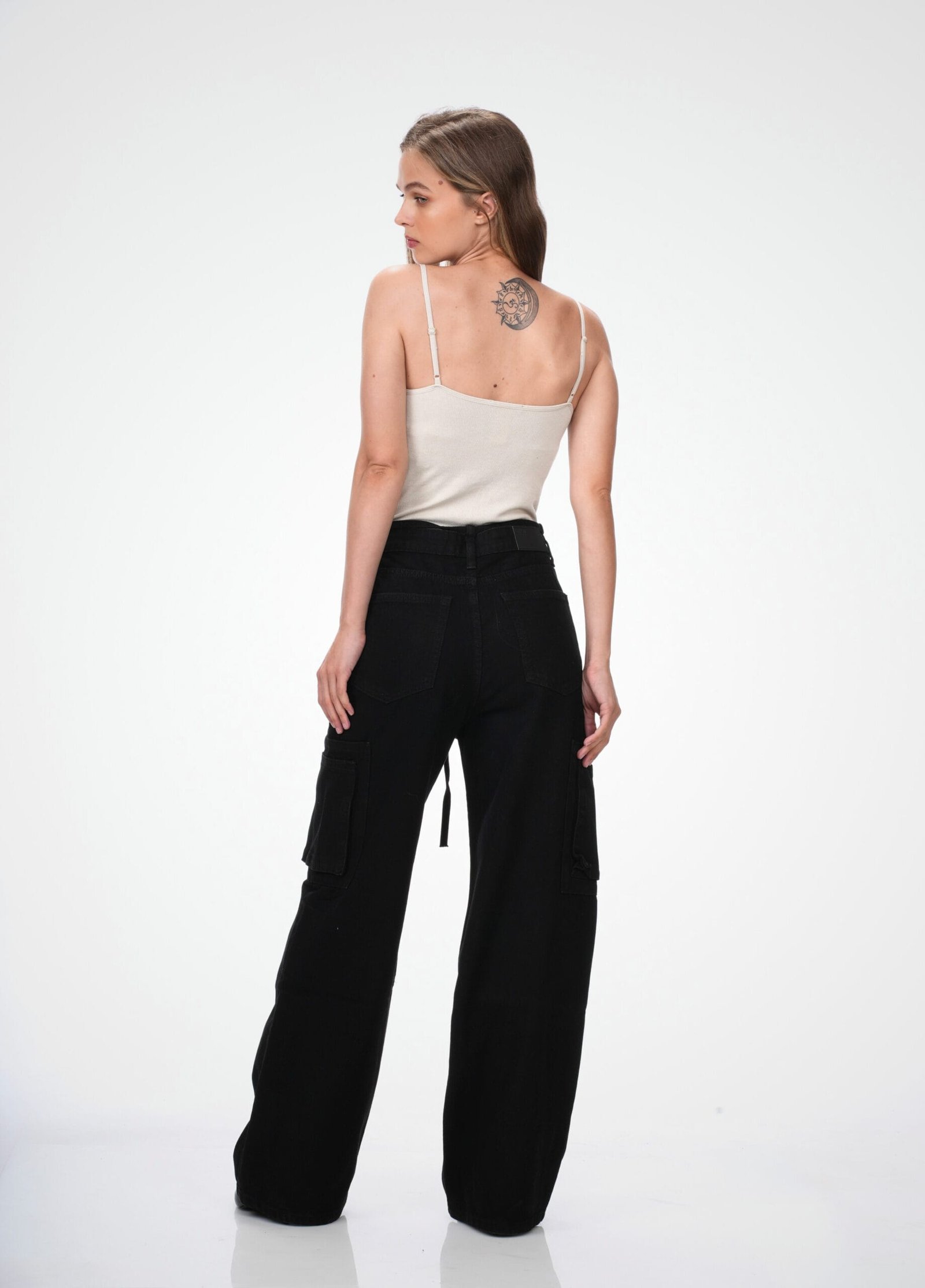 MID-RISE BAGGY CARGO JEANS - Image 6