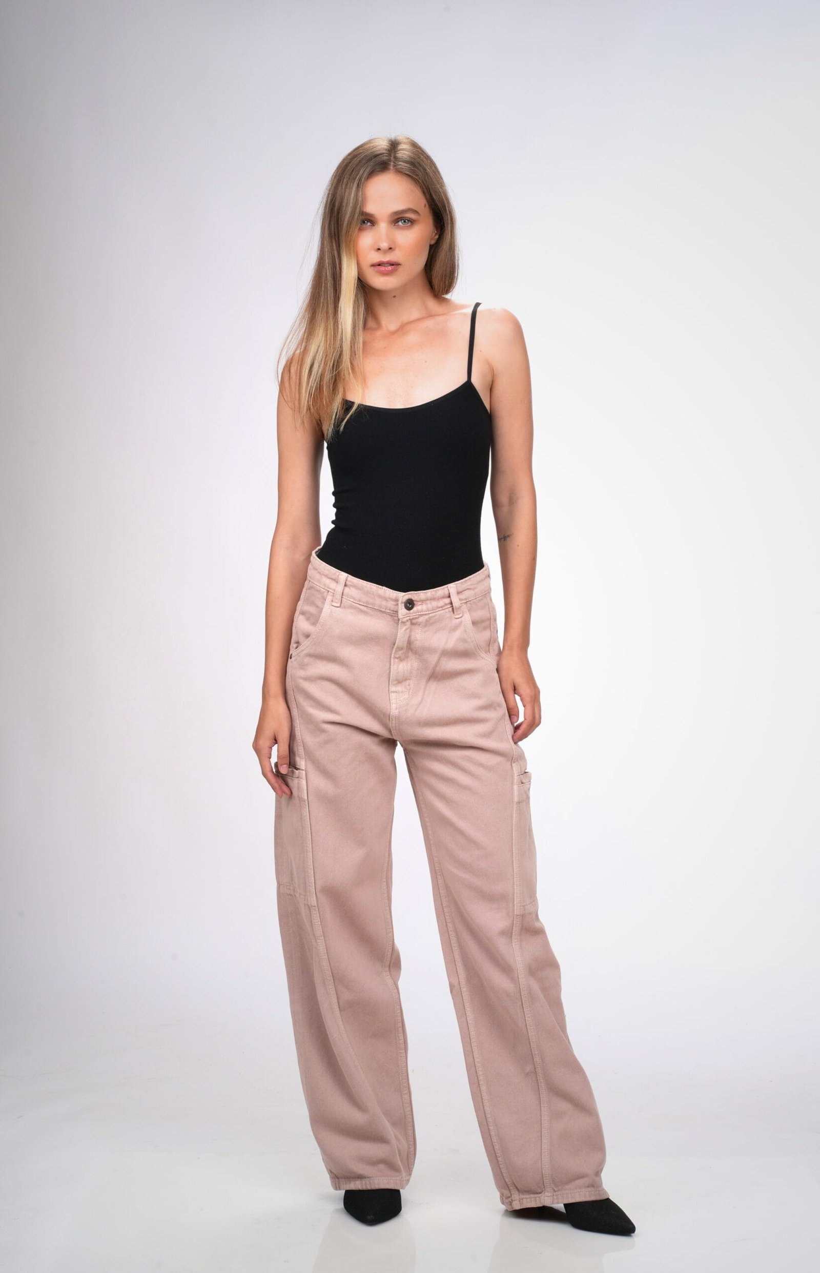 Pink Baggy Utility Jeans - Image 7